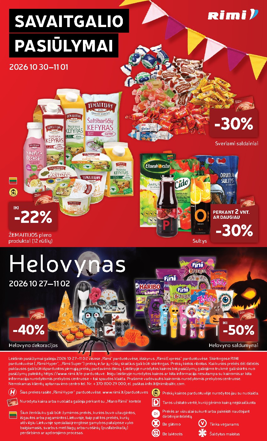 rimi - RIMI - Savaitinis akcijų leidinys Nr. 44 (2026-10-27 - 2026-11-02) - page: 38