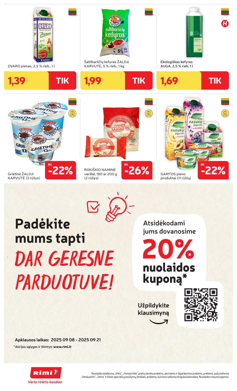 rimi - RIMI - Leidinys Nr.37 (2025 09 09 - 2025 09 15) - page: 22