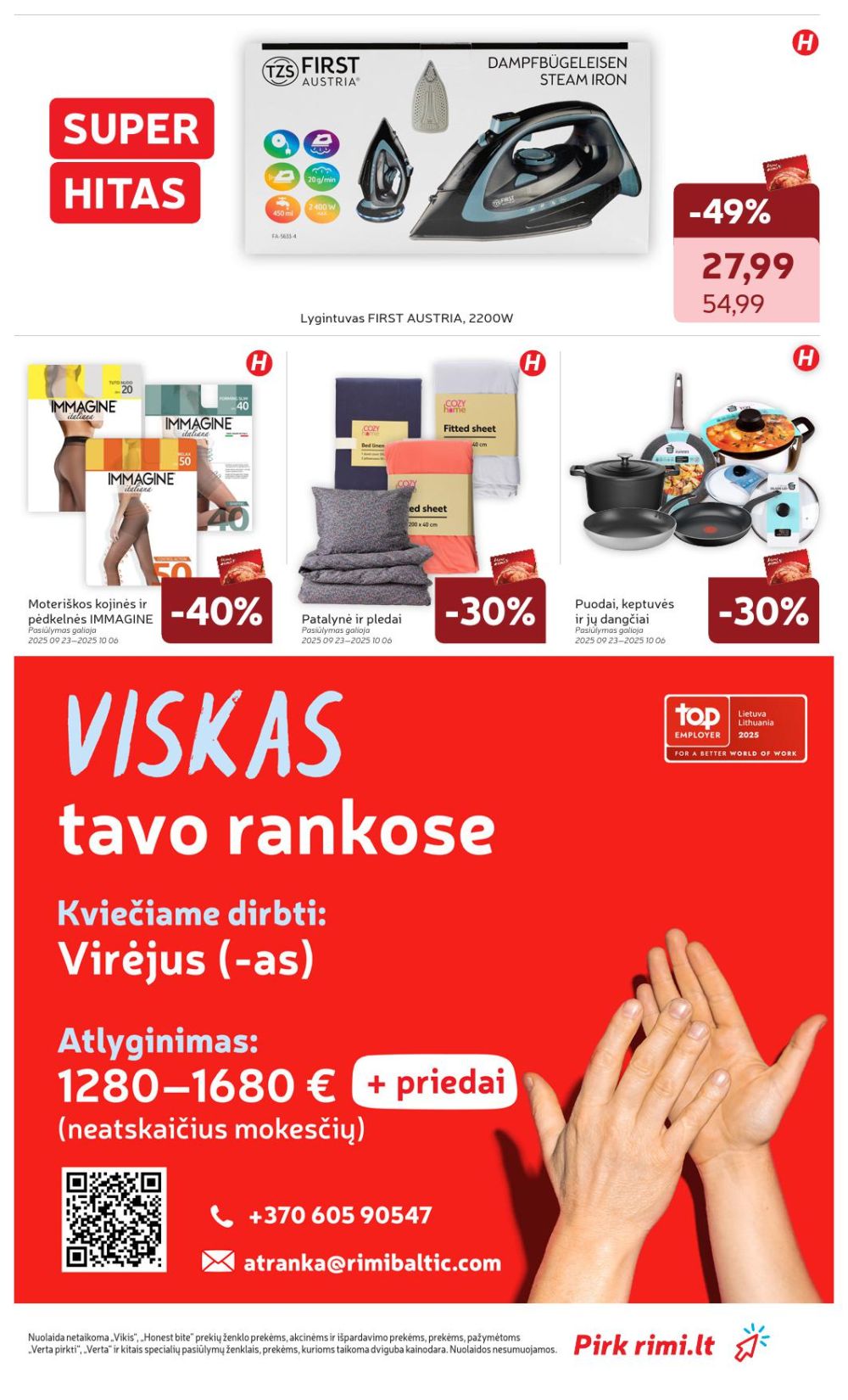 rimi - RIMI - Leidinys Nr.39 (2025 09 23 - 2025 09 29) - page: 30