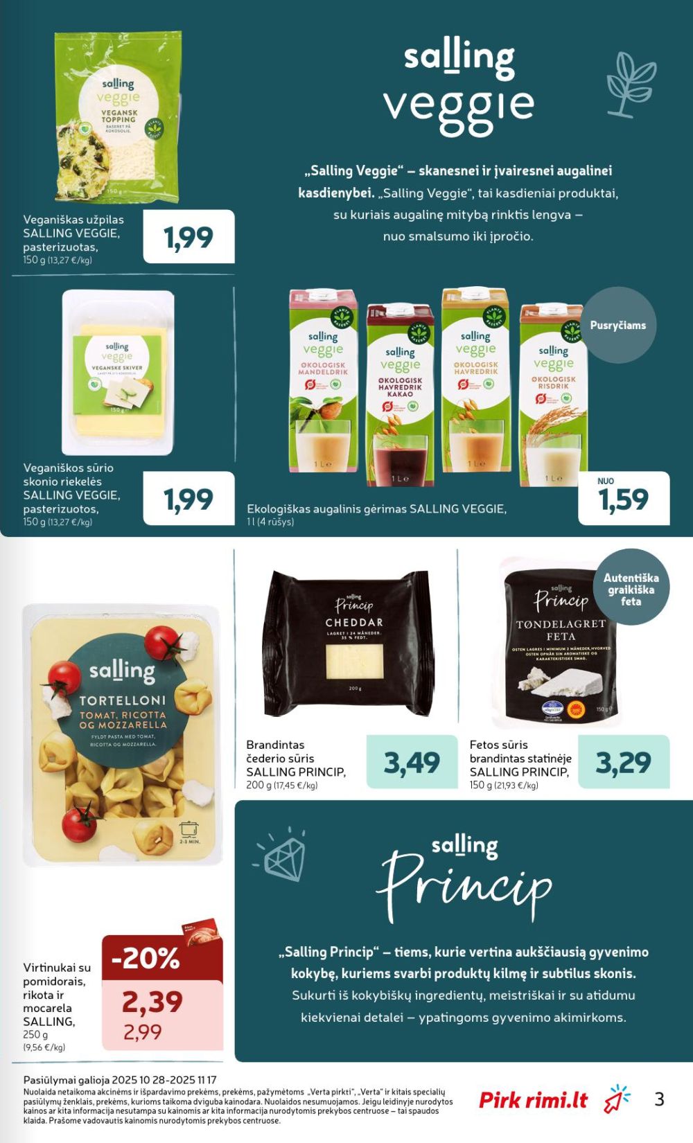 rimi - RIMI - SALLING prekių katalogas (2025 10 28 - 2025 11 17) - page: 3