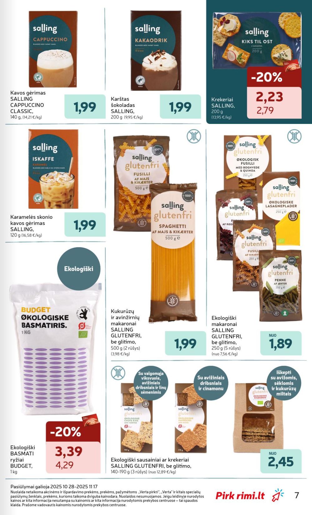 rimi - RIMI - SALLING prekių katalogas (2025 10 28 - 2025 11 17) - page: 7