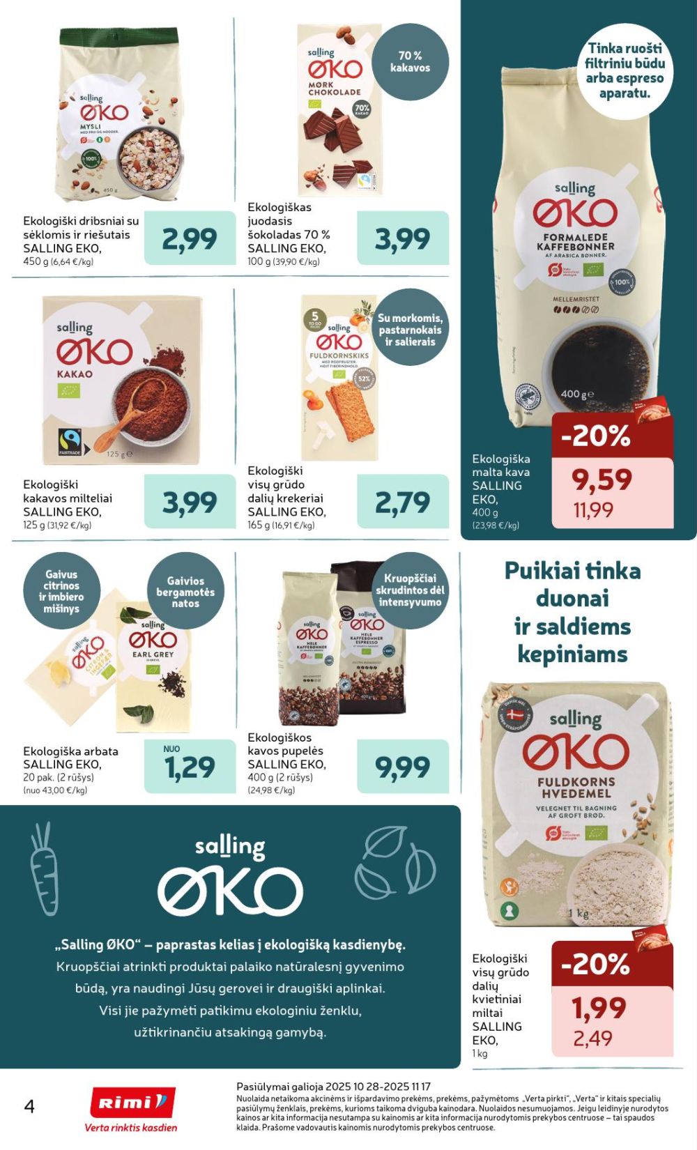 rimi - RIMI - SALLING prekių katalogas (2025 10 28 - 2025 11 17) - page: 4