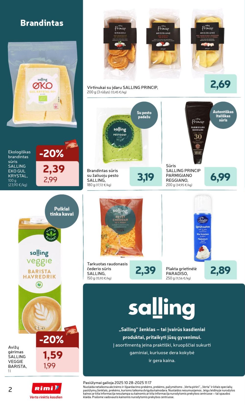 rimi - RIMI - SALLING prekių katalogas (2025 10 28 - 2025 11 17) - page: 2