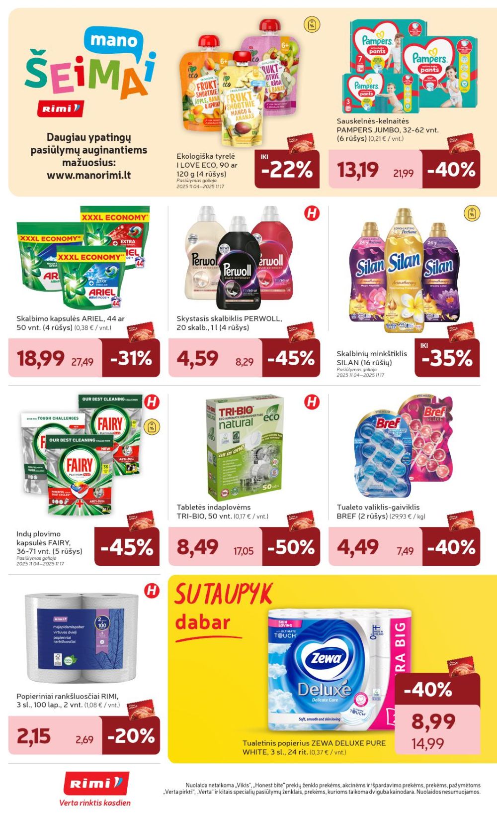 rimi - RIMI - Leidinys Nr.45 (2025 11 04 - 2025 11 10) - page: 34