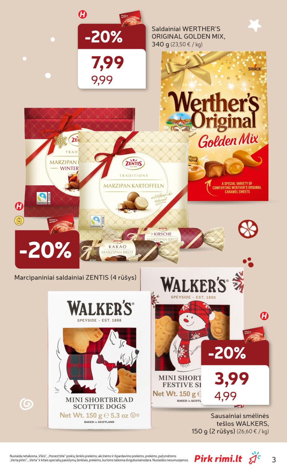 rimi - RIMI - Kalėdinių SALDUMYNŲ asortimento katalogas (2025 11 04 - 2025 11 17) - page: 3