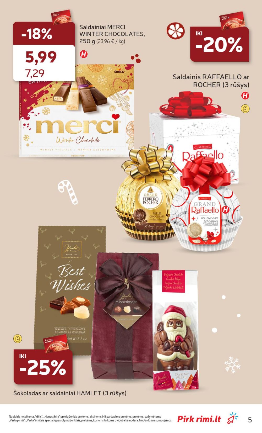 rimi - RIMI - Kalėdinių SALDUMYNŲ asortimento katalogas (2025 11 04 - 2025 11 17) - page: 5