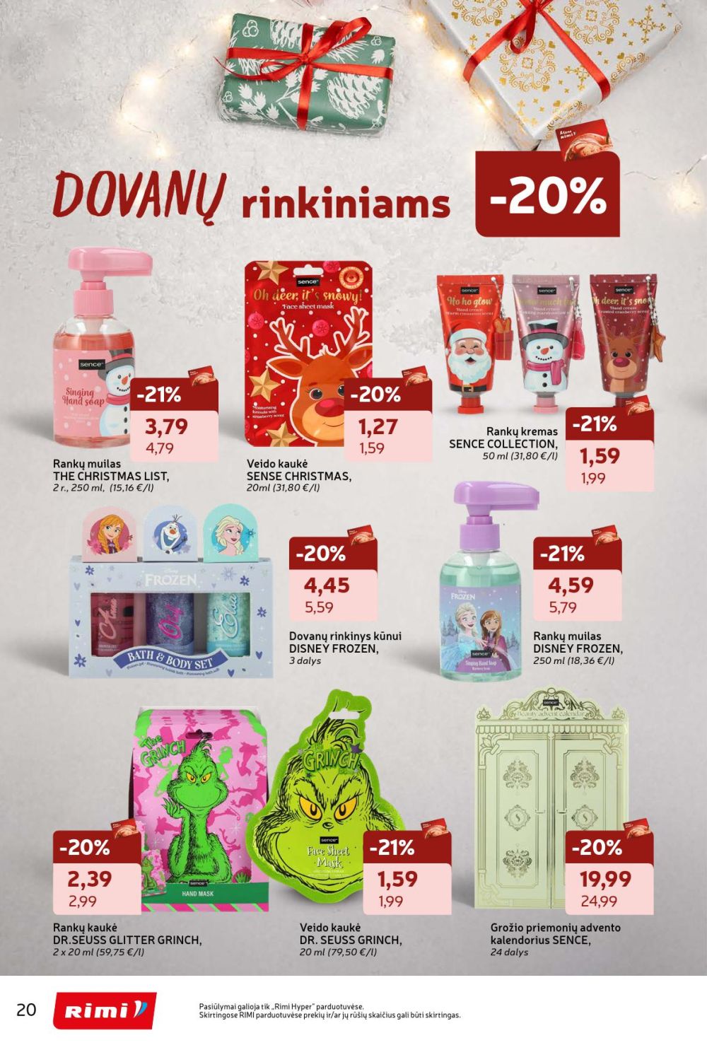 rimi - RIMI - Žiemos švenčių katalogas (2025 11 18 - 2025 12 28) - page: 20