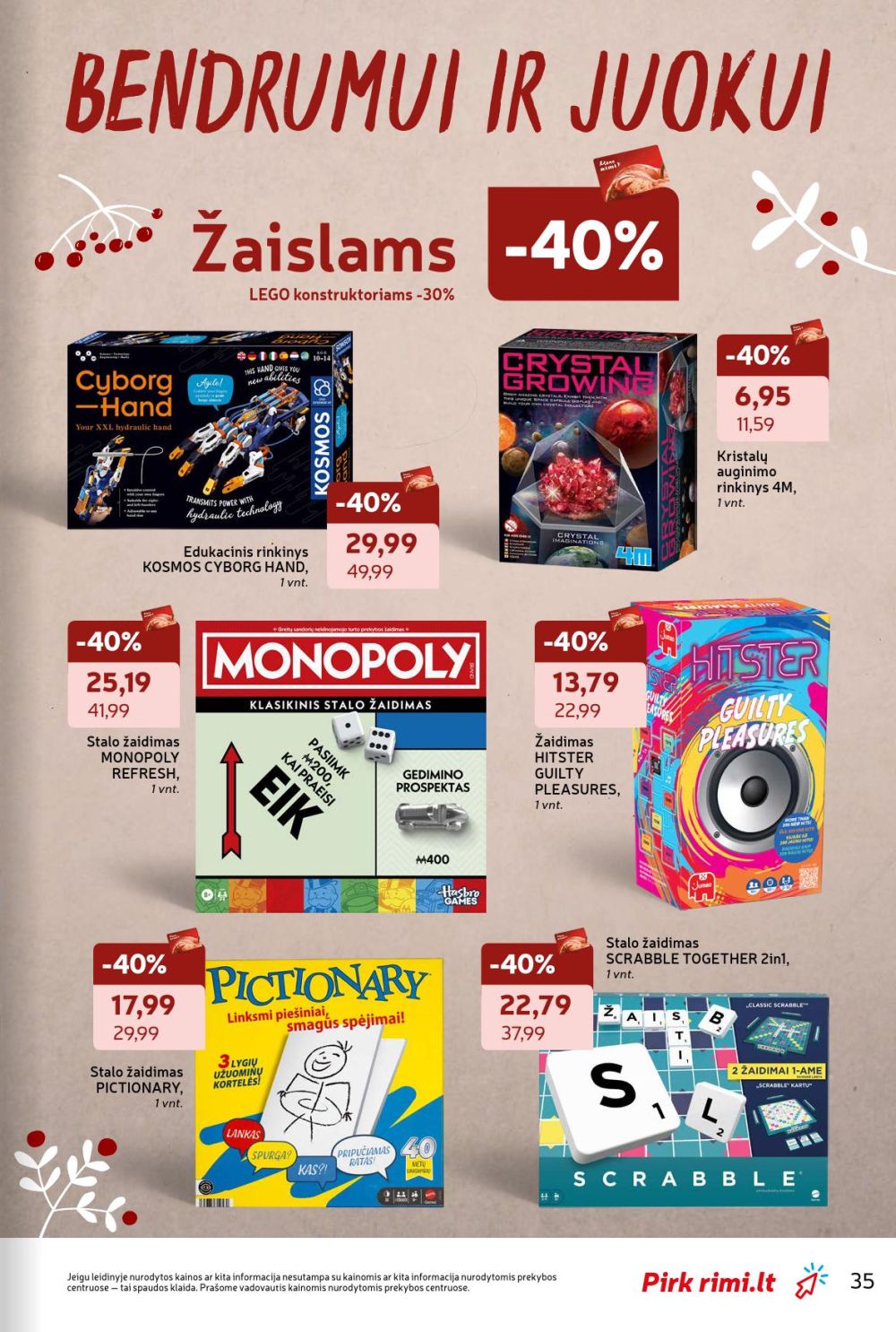 rimi - RIMI - Žiemos švenčių katalogas (2025 11 18 - 2025 12 28) - page: 35