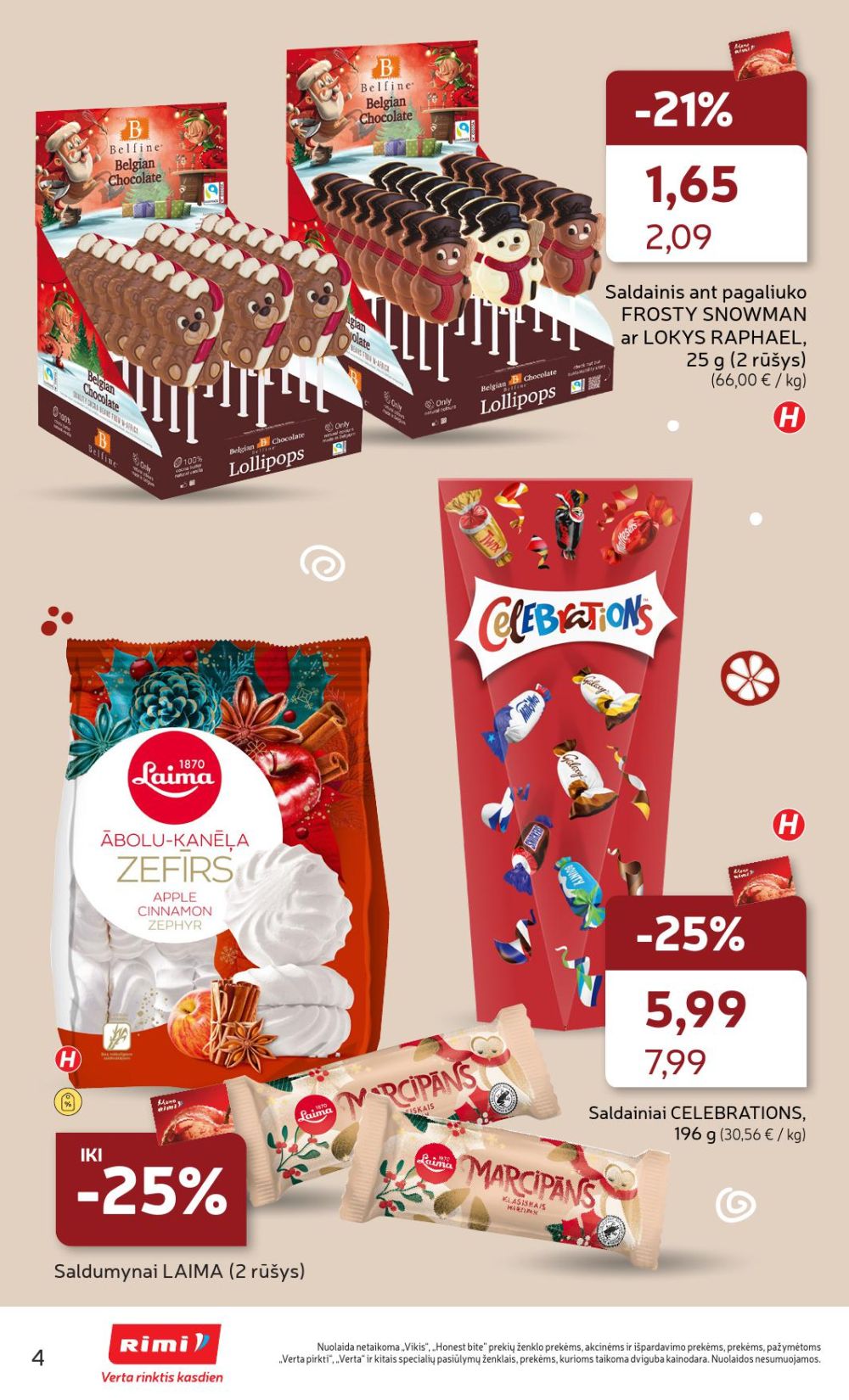 rimi - RIMI - Kalėdinių SALDUMYNŲ asortimento katalogas (2025 12 02 - 2025 12 15) - page: 4