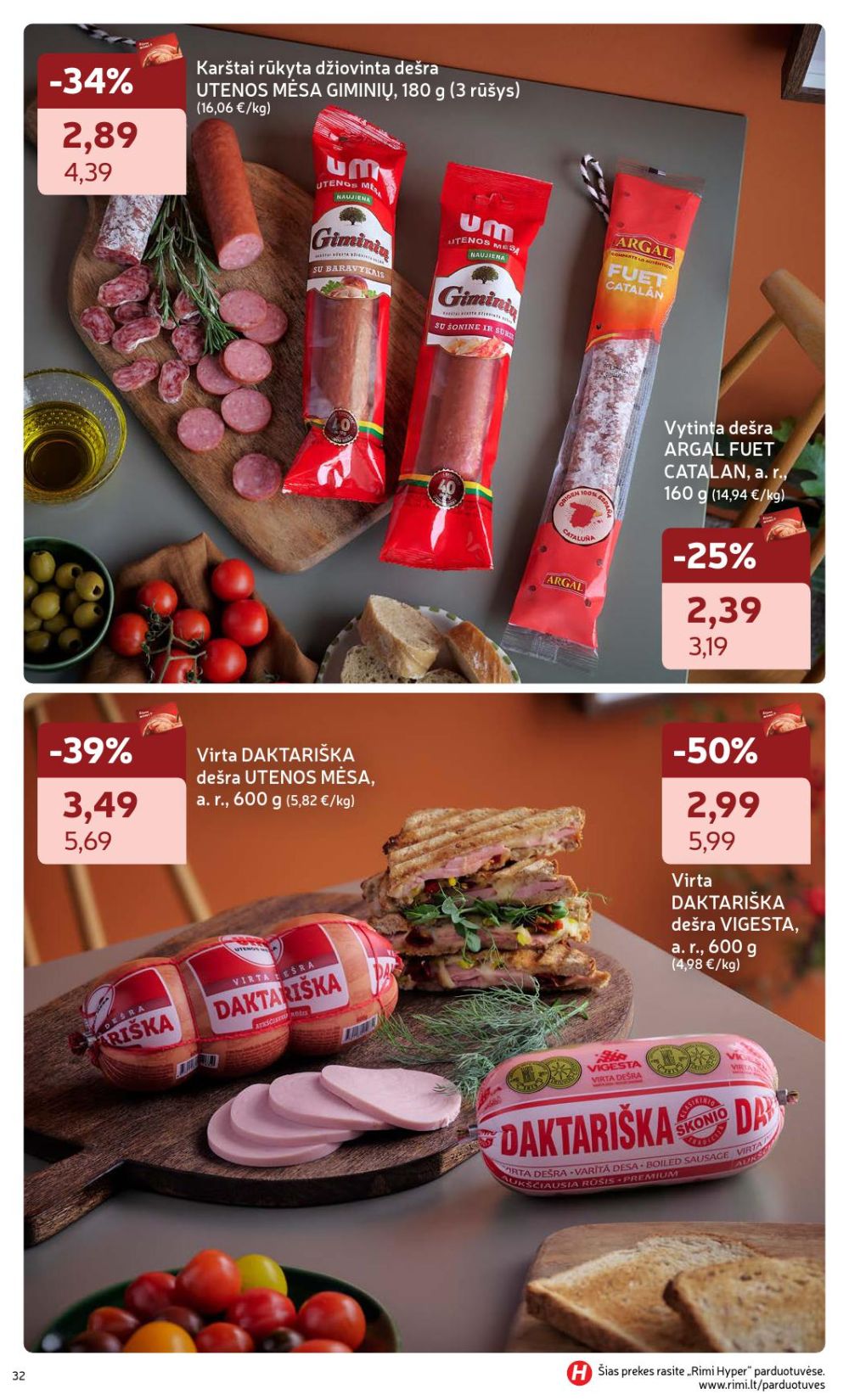 rimi - RIMI - Žiemos ŠVENČIŲ maisto prekių katalogas (2025 12 02 - 2026 01 05) - page: 32