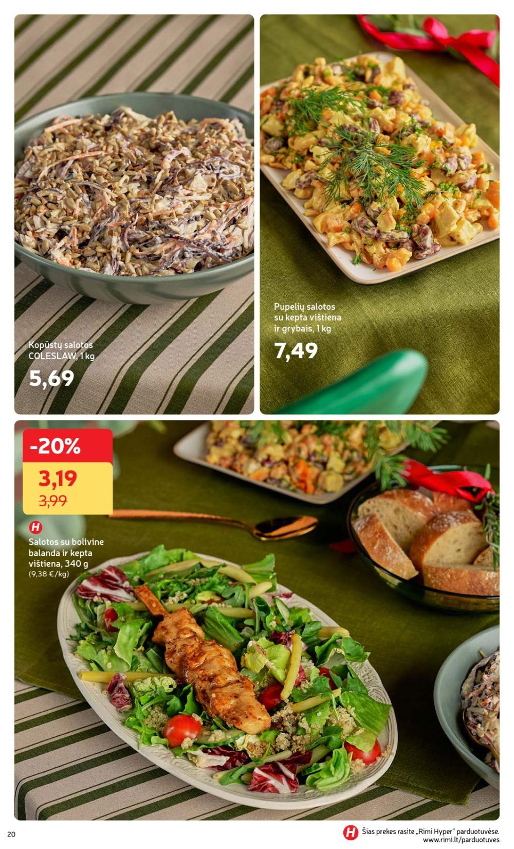 rimi - RIMI - Žiemos ŠVENČIŲ maisto prekių katalogas (2025 12 02 - 2026 01 05) - page: 20