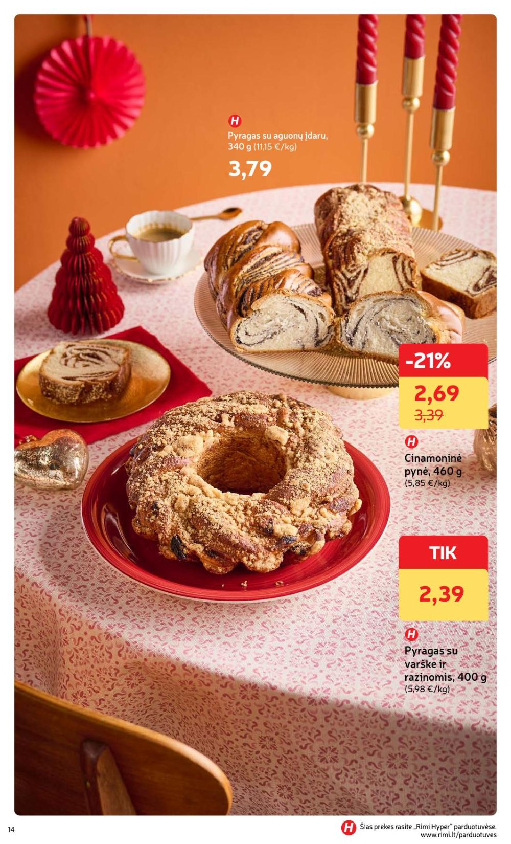 rimi - RIMI - Žiemos ŠVENČIŲ maisto prekių katalogas (2025 12 02 - 2026 01 05) - page: 14