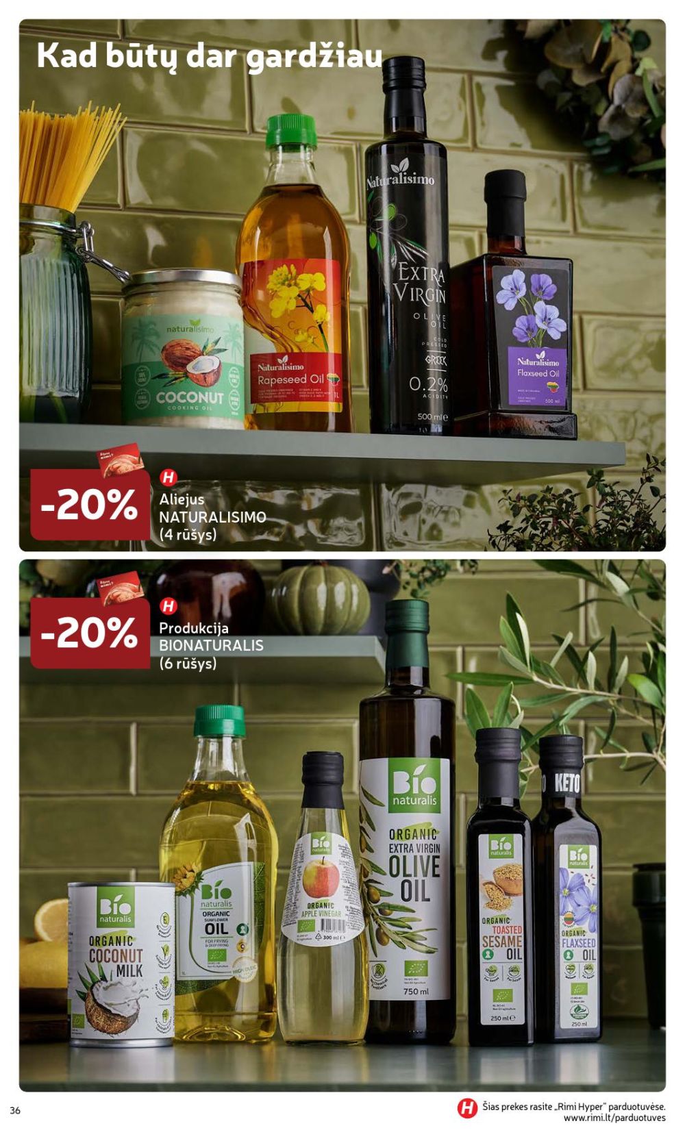 rimi - RIMI - Žiemos ŠVENČIŲ maisto prekių katalogas (2025 12 02 - 2026 01 05) - page: 36