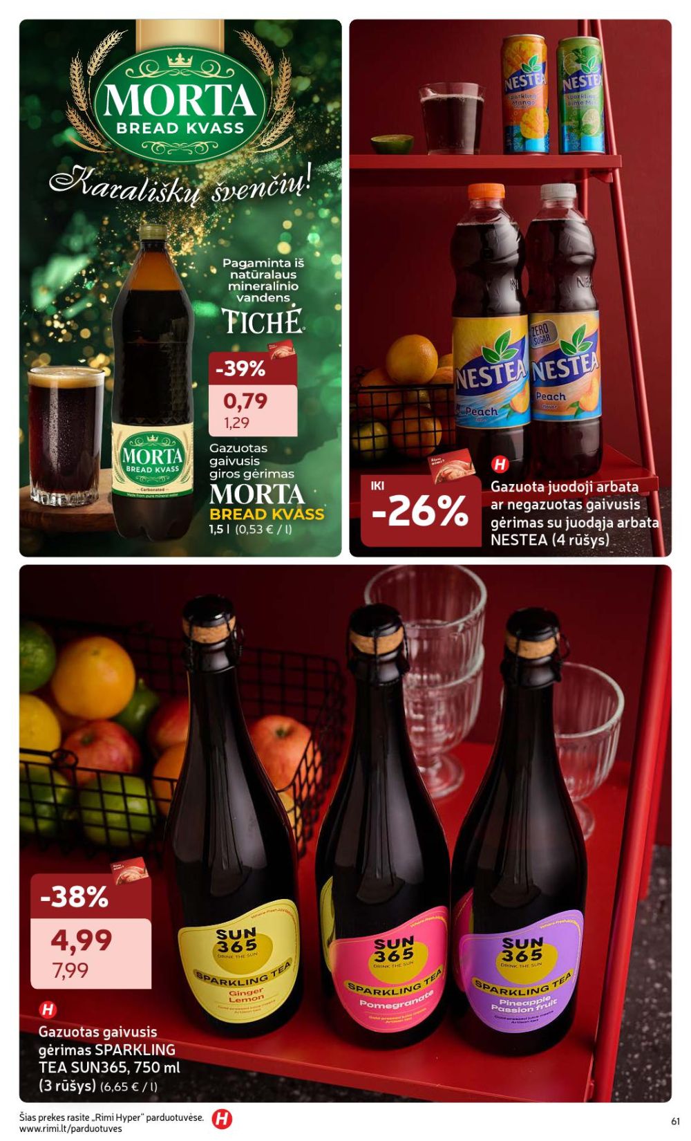 rimi - RIMI - Žiemos ŠVENČIŲ maisto prekių katalogas (2025 12 02 - 2026 01 05) - page: 61
