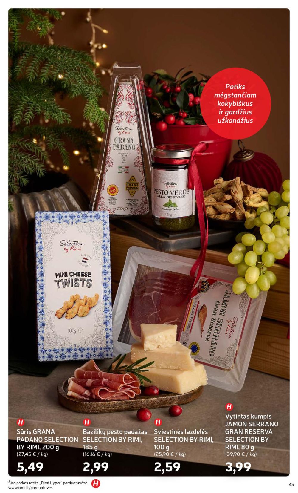 rimi - RIMI - Žiemos ŠVENČIŲ maisto prekių katalogas (2025 12 02 - 2026 01 05) - page: 45