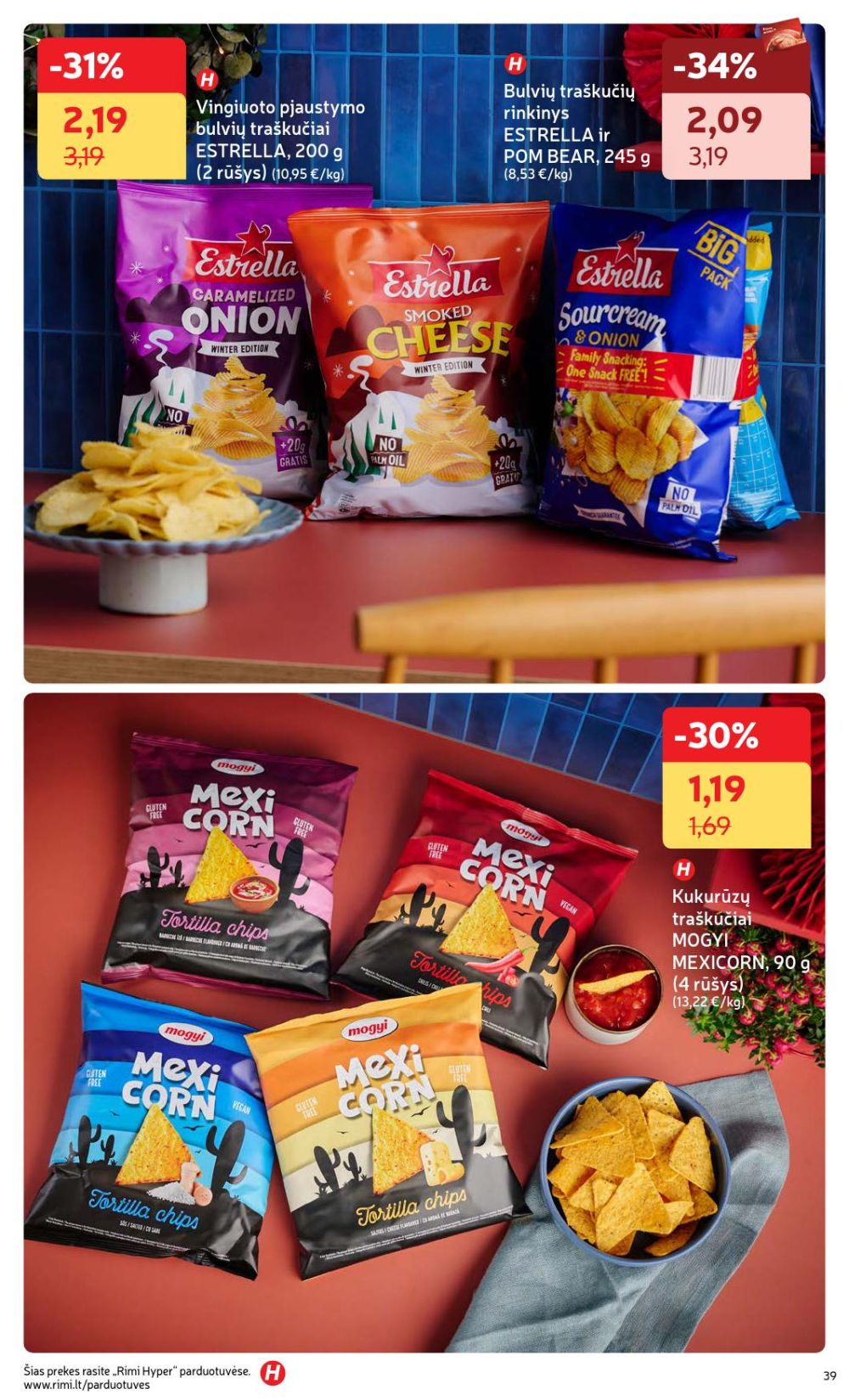 rimi - RIMI - Žiemos ŠVENČIŲ maisto prekių katalogas (2025 12 02 - 2026 01 05) - page: 39
