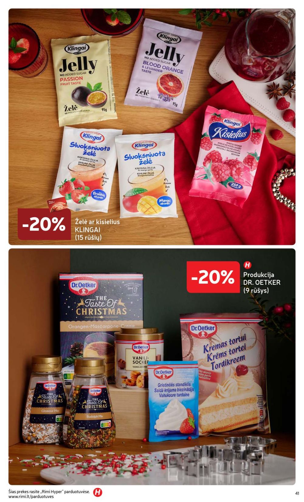 rimi - RIMI - Žiemos ŠVENČIŲ maisto prekių katalogas (2025 12 02 - 2026 01 05) - page: 41