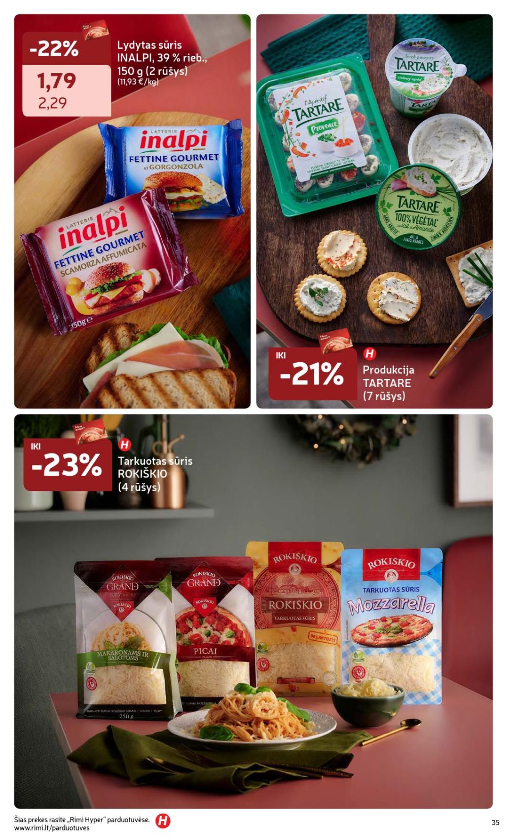 rimi - RIMI - Žiemos ŠVENČIŲ maisto prekių katalogas (2025 12 02 - 2026 01 05) - page: 35