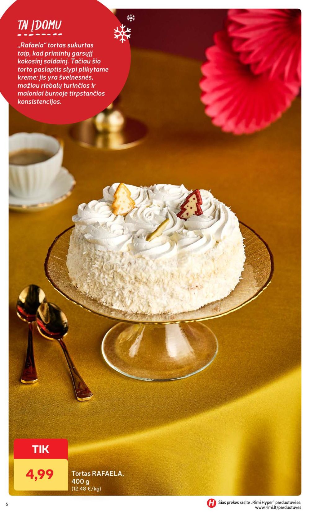 rimi - RIMI - Žiemos ŠVENČIŲ maisto prekių katalogas (2025 12 02 - 2026 01 05) - page: 6