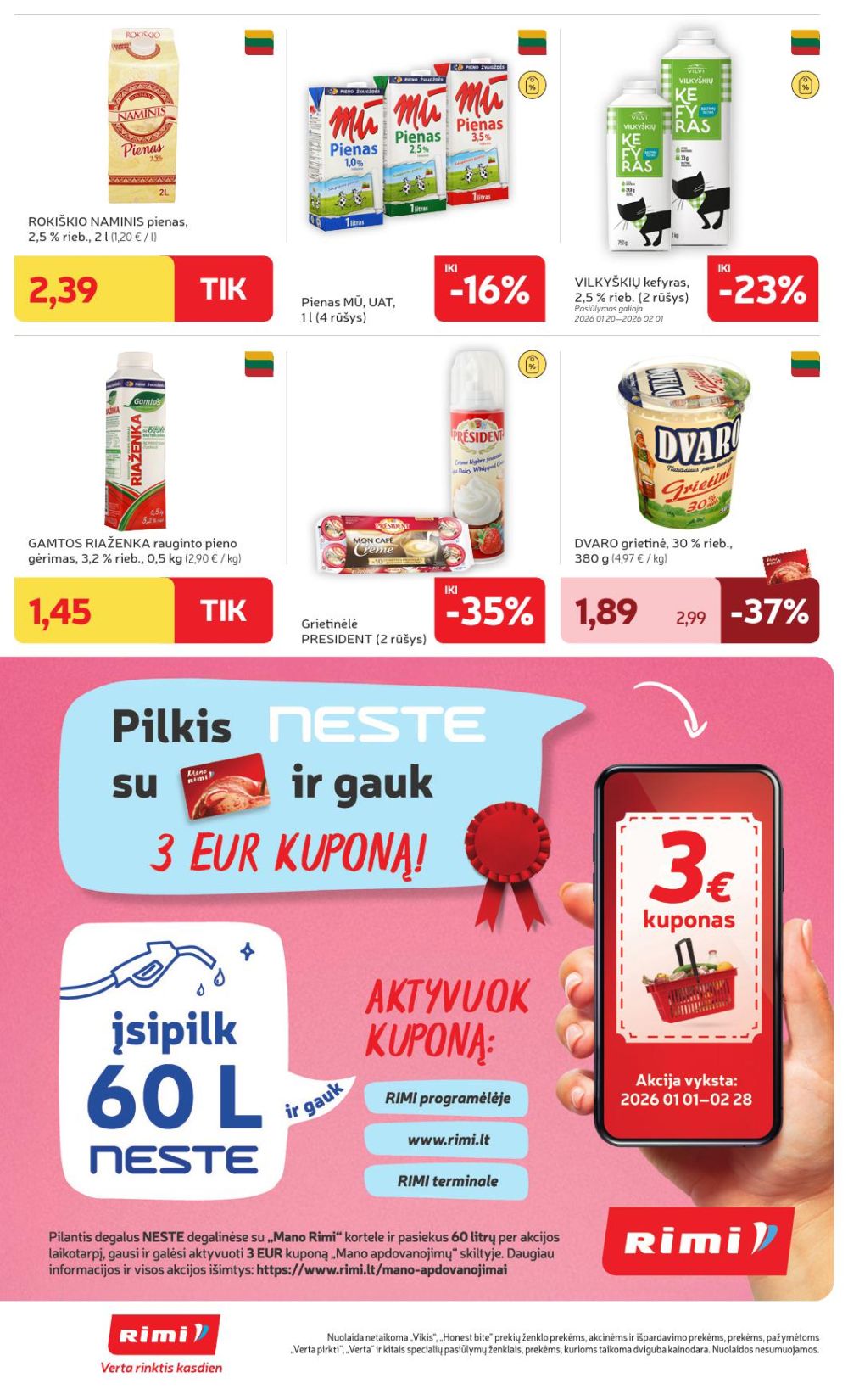 rimi - RIMI - Leidinys Nr.4 (2026 01 20 - 2026 01 26) - page: 16