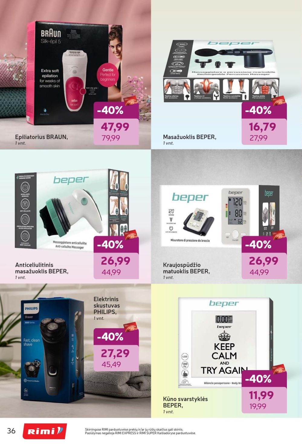 rimi - RIMI - GROŽIO prekių katalogas Nr. 02 (2026 02 03 - 2026 03 02) - page: 36