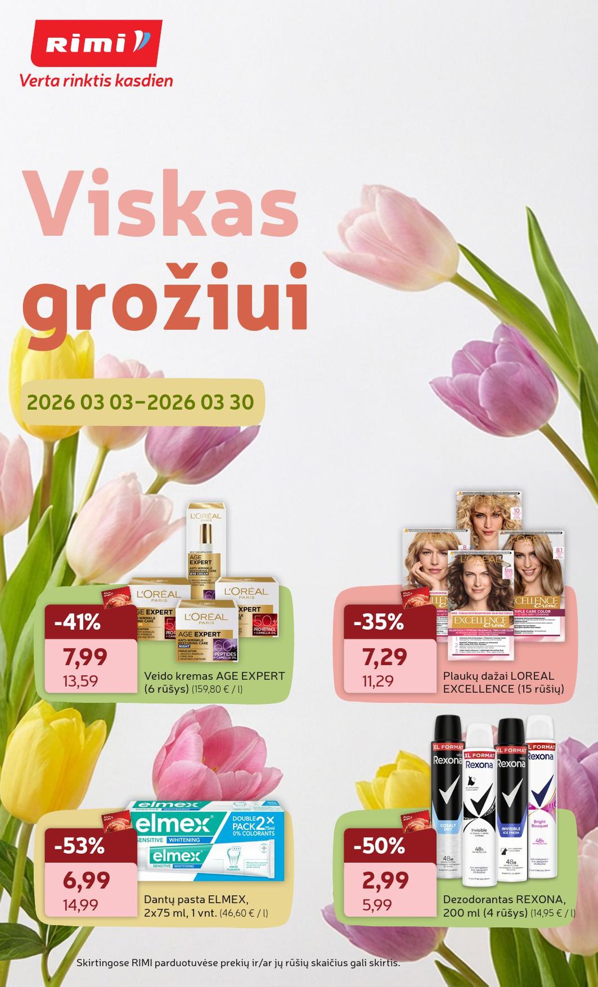 rimi - RIMI - GROŽIO prekių katalogas Nr. 03 (2026 03 03 - 2026 03 30) - page: 1
