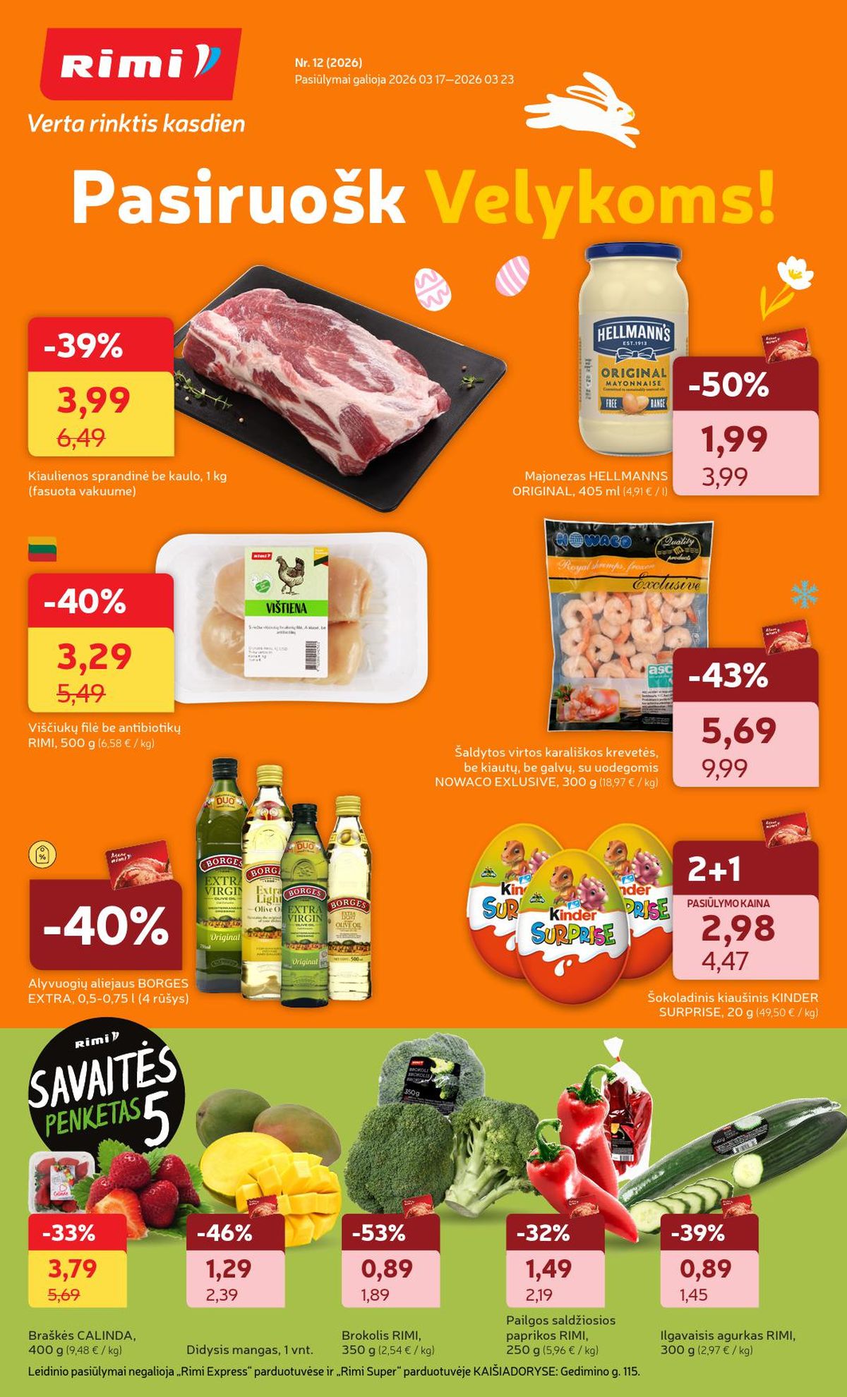 rimi - RIMI - Leidinys Nr.12 (2026 03 17 - 2026 03 23) - page: 1