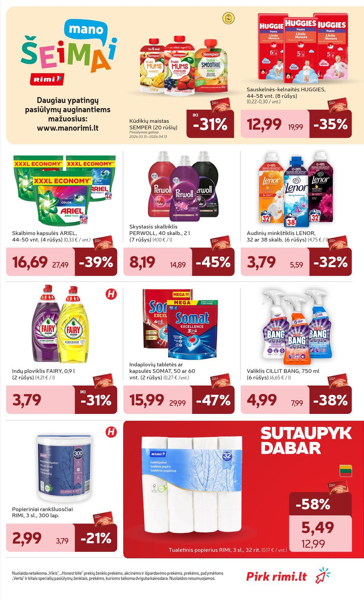 rimi - RIMI - Leidinys Nr.15 (2026 04 07 - 2026 04 13) - page: 16