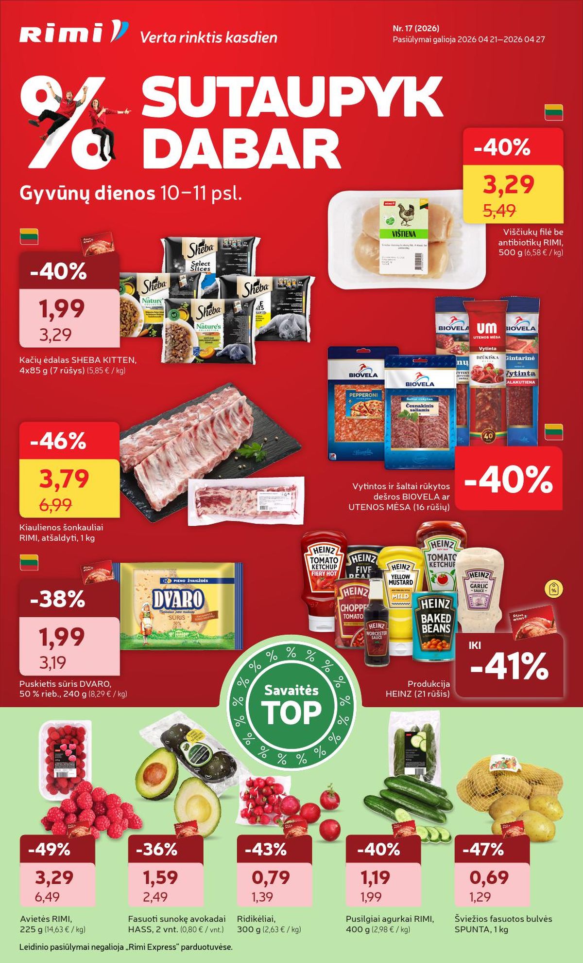 rimi - RIMI - Leidinys Nr.17 (2026 04 21 - 2026 04 27) - page: 1