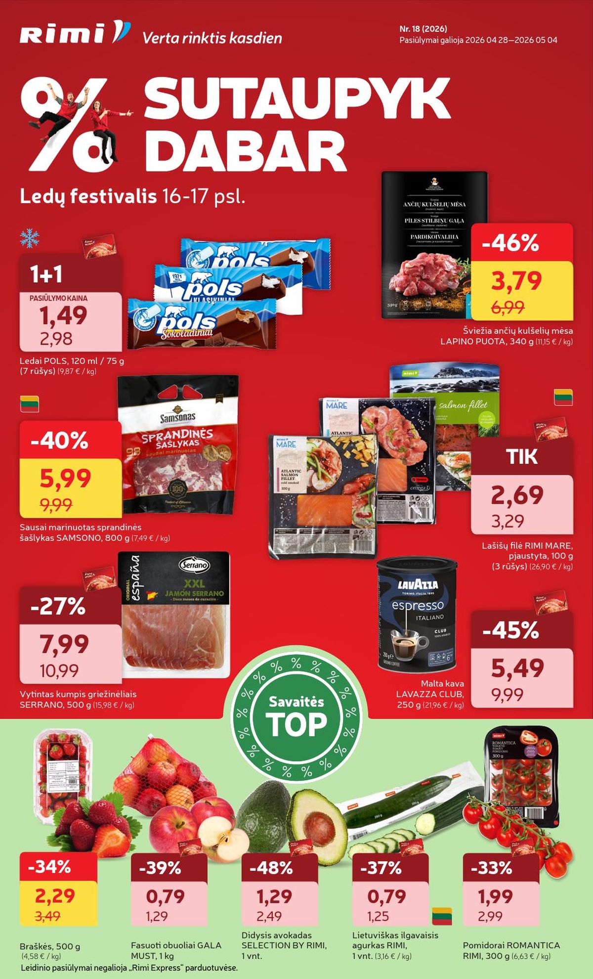 rimi - RIMI - Leidinys Nr.18 (2026 04 28 - 2026 05 04) - page: 1