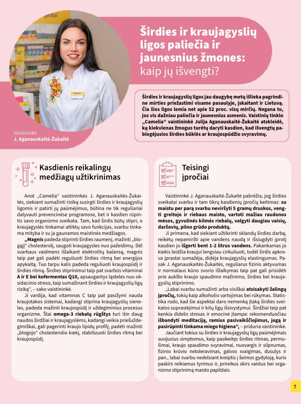 camelia - CAMELIA - Leidinys Nr.07 (2025 07 01 - 2025 07 31) - page: 7