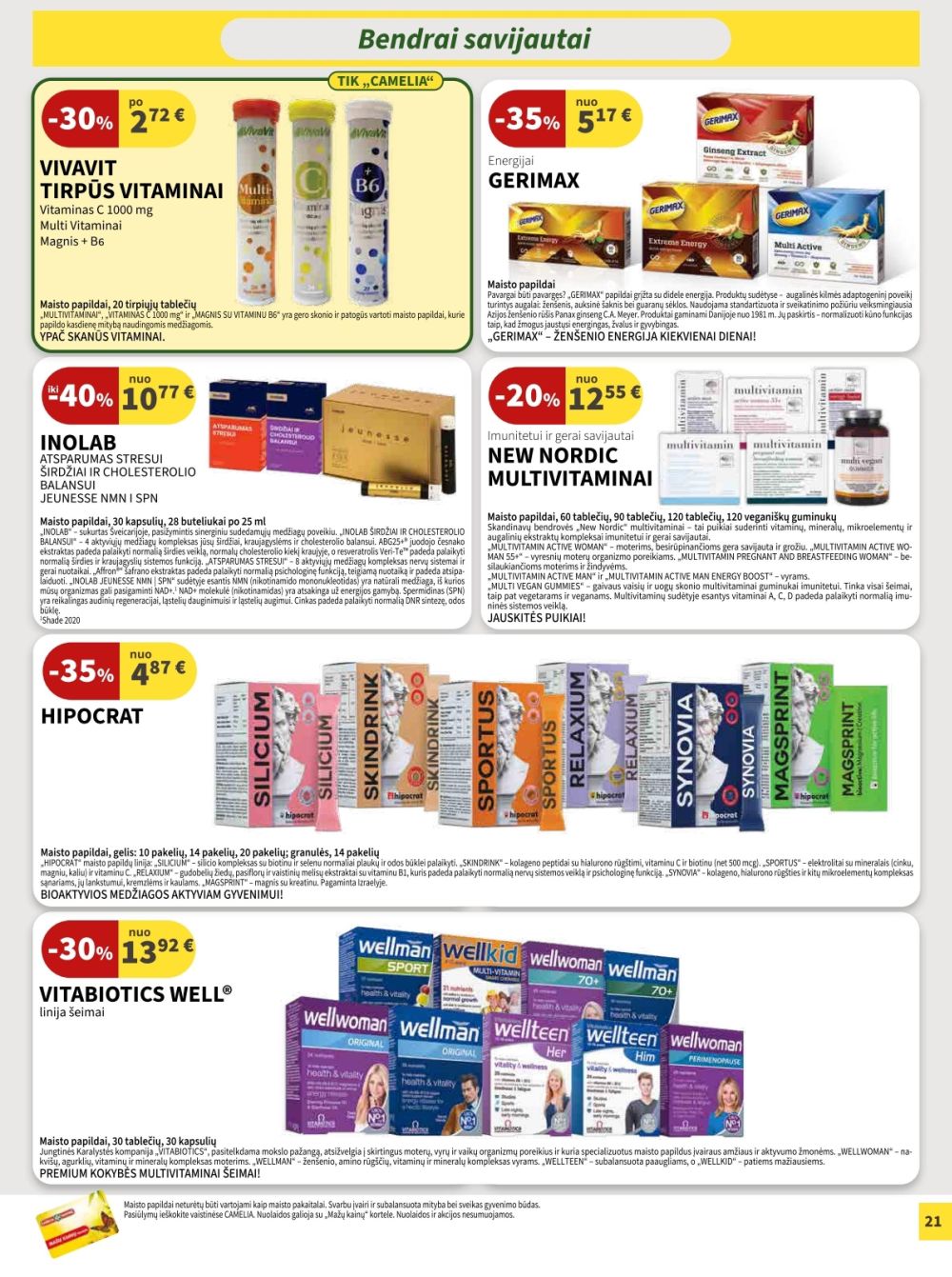 camelia - CAMELIA - Leidinys Nr.11 (2025 11 01 - 2025 11 30) - page: 21 camelia - CAMELIA - Leidinys Nr.11 (2025 11 01 - 2025 11 30) - page: 21