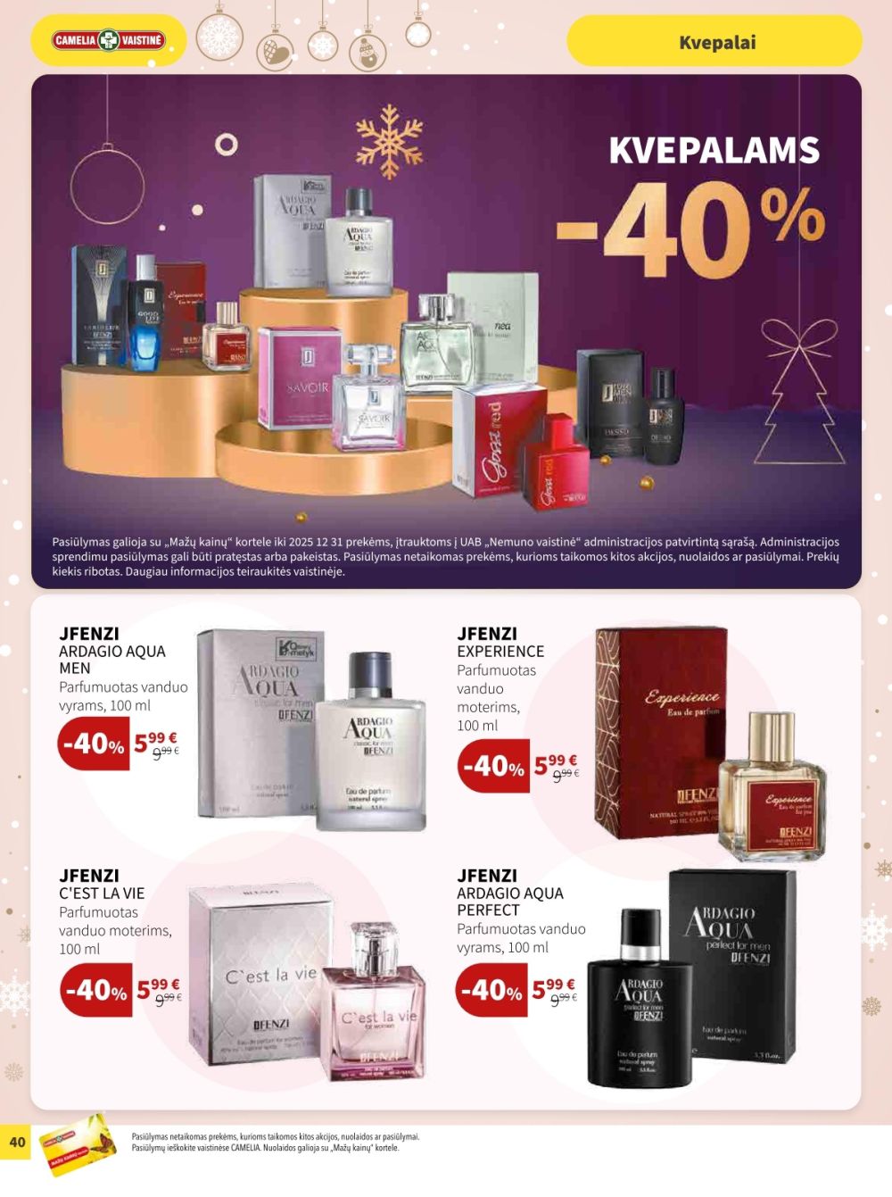 camelia - CAMELIA - Leidinys Nr.12 (2025 12 01 - 2025 12 31) - page: 40