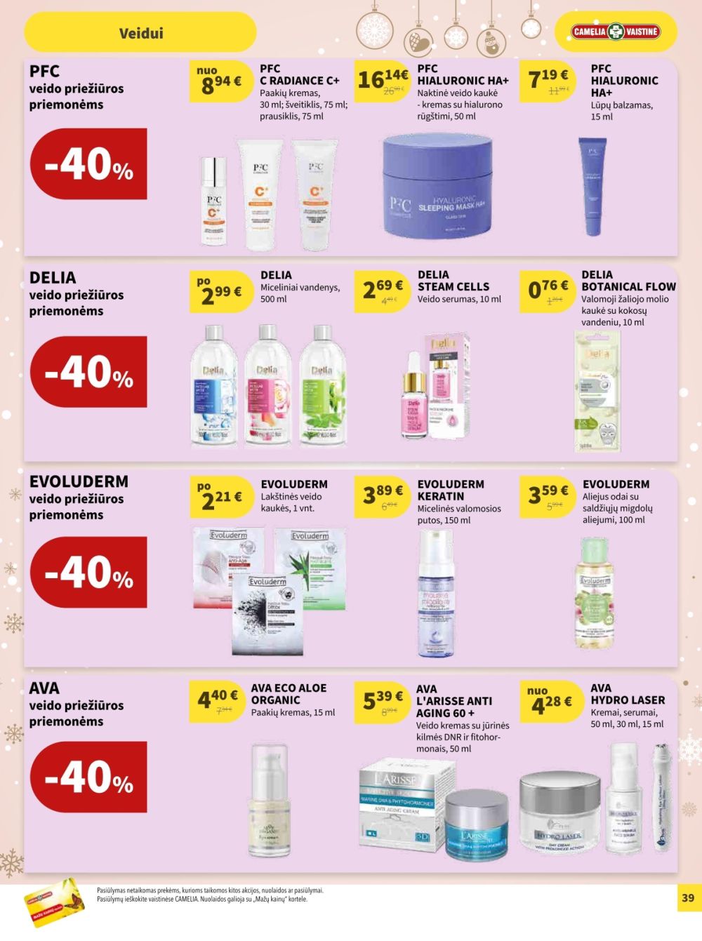 camelia - CAMELIA - Leidinys Nr.12 (2025 12 01 - 2025 12 31) - page: 39