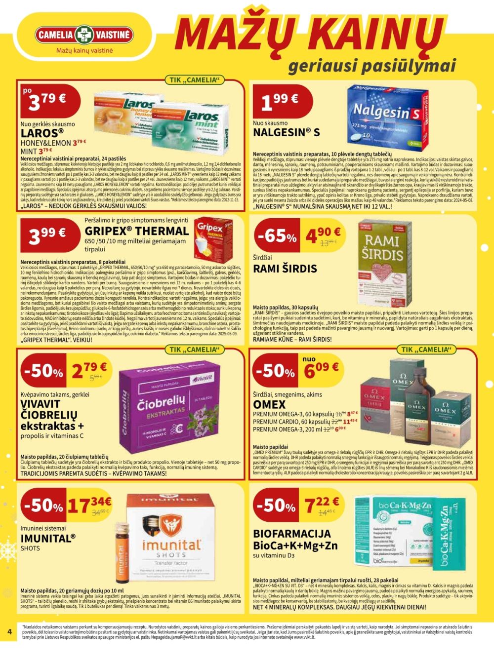 camelia - CAMELIA - Leidinys Nr.12 (2025 12 01 - 2025 12 31) - page: 4