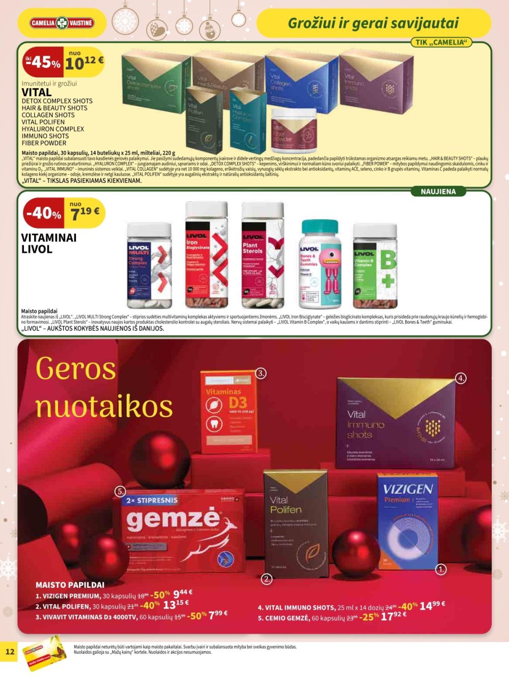 camelia - CAMELIA - Leidinys Nr.12 (2025 12 01 - 2025 12 31) - page: 12