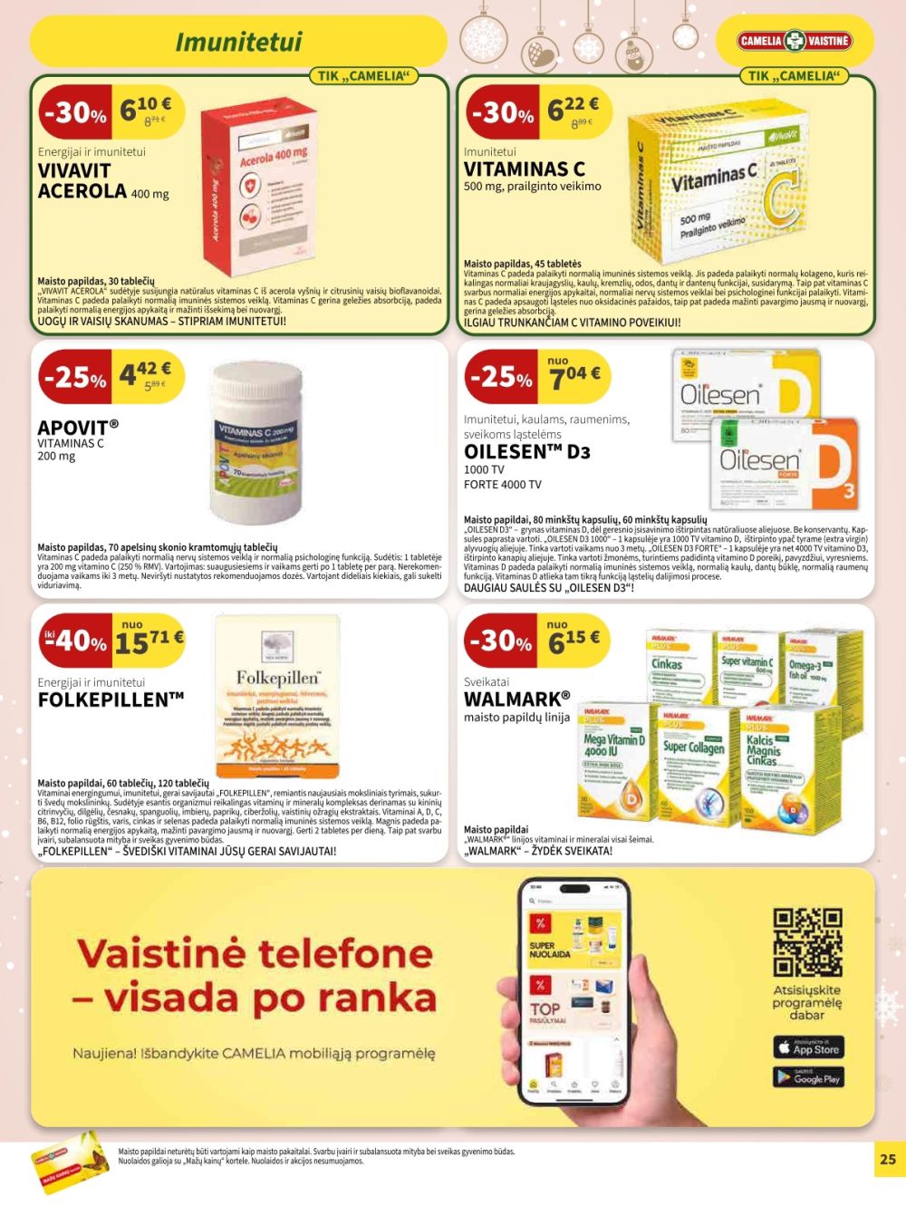 camelia - CAMELIA - Leidinys Nr.12 (2025 12 01 - 2025 12 31) - page: 25