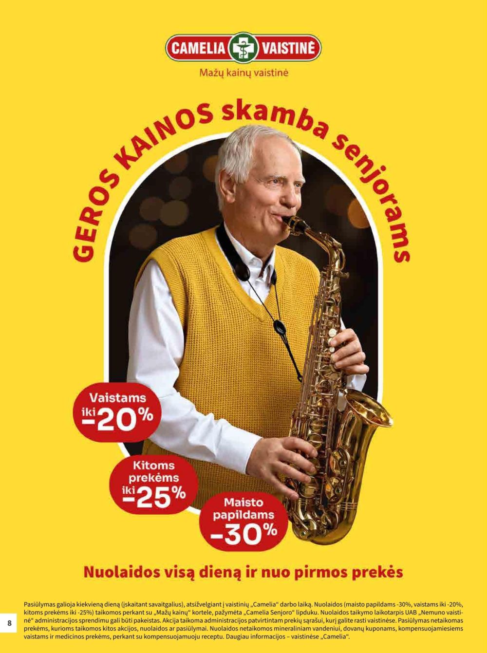 camelia - CAMELIA - Leidinys Nr.12 (2025 12 01 - 2025 12 31) - page: 8