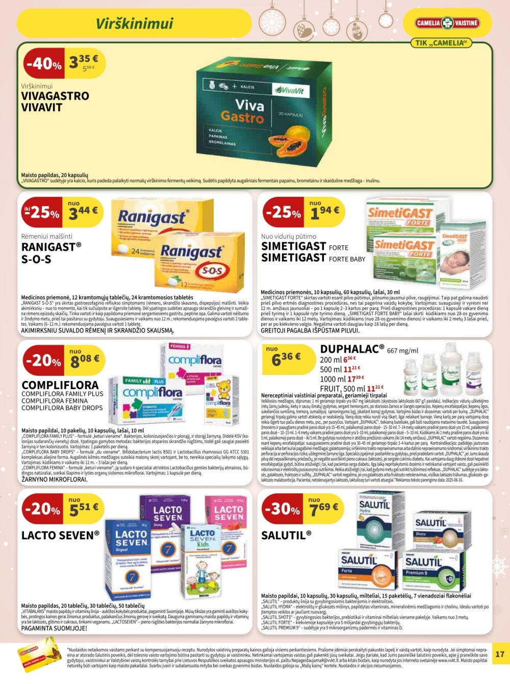 camelia - CAMELIA - Leidinys Nr.12 (2025 12 01 - 2025 12 31) - page: 17