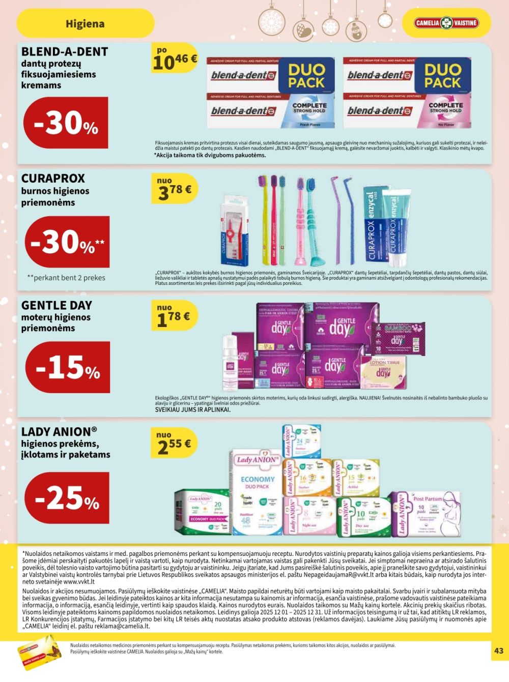 camelia - CAMELIA - Leidinys Nr.12 (2025 12 01 - 2025 12 31) - page: 43