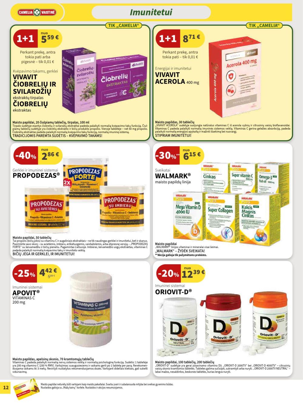 camelia - CAMELIA - Leidinys Nr.1 (2026 01 01 - 2026 01 31) - page: 12