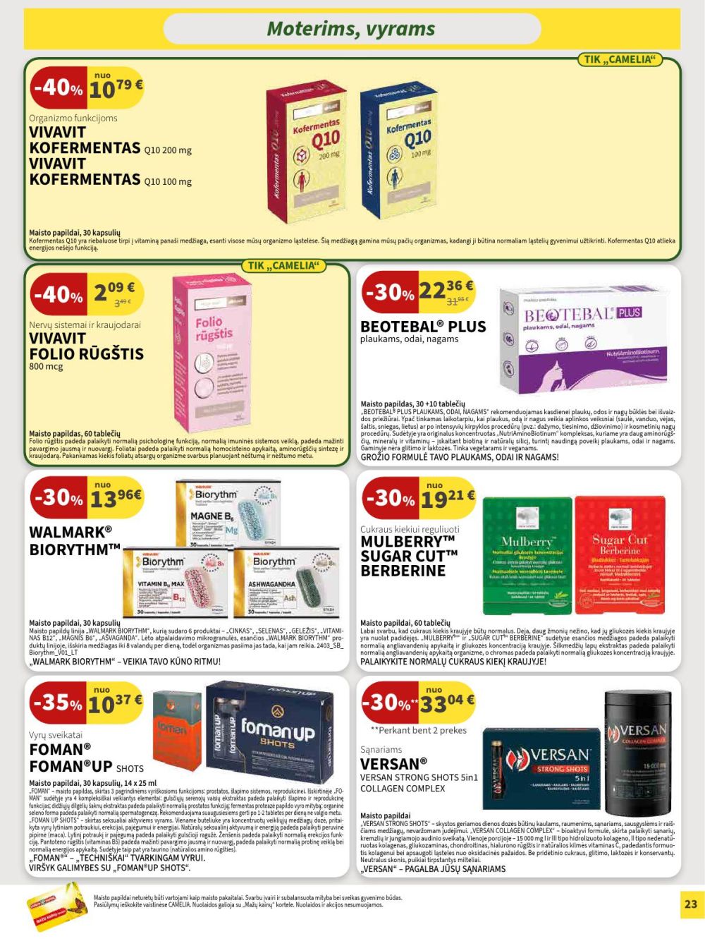 camelia - CAMELIA - Leidinys Nr.1 (2026 01 01 - 2026 01 31) - page: 23