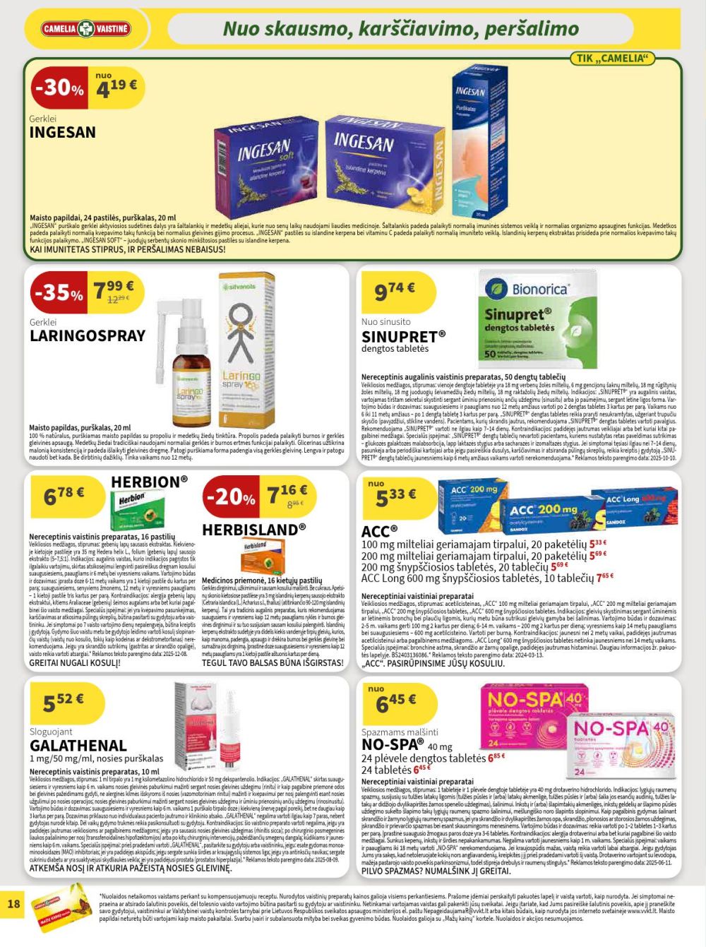 camelia - CAMELIA - Leidinys Nr.1 (2026 01 01 - 2026 01 31) - page: 18