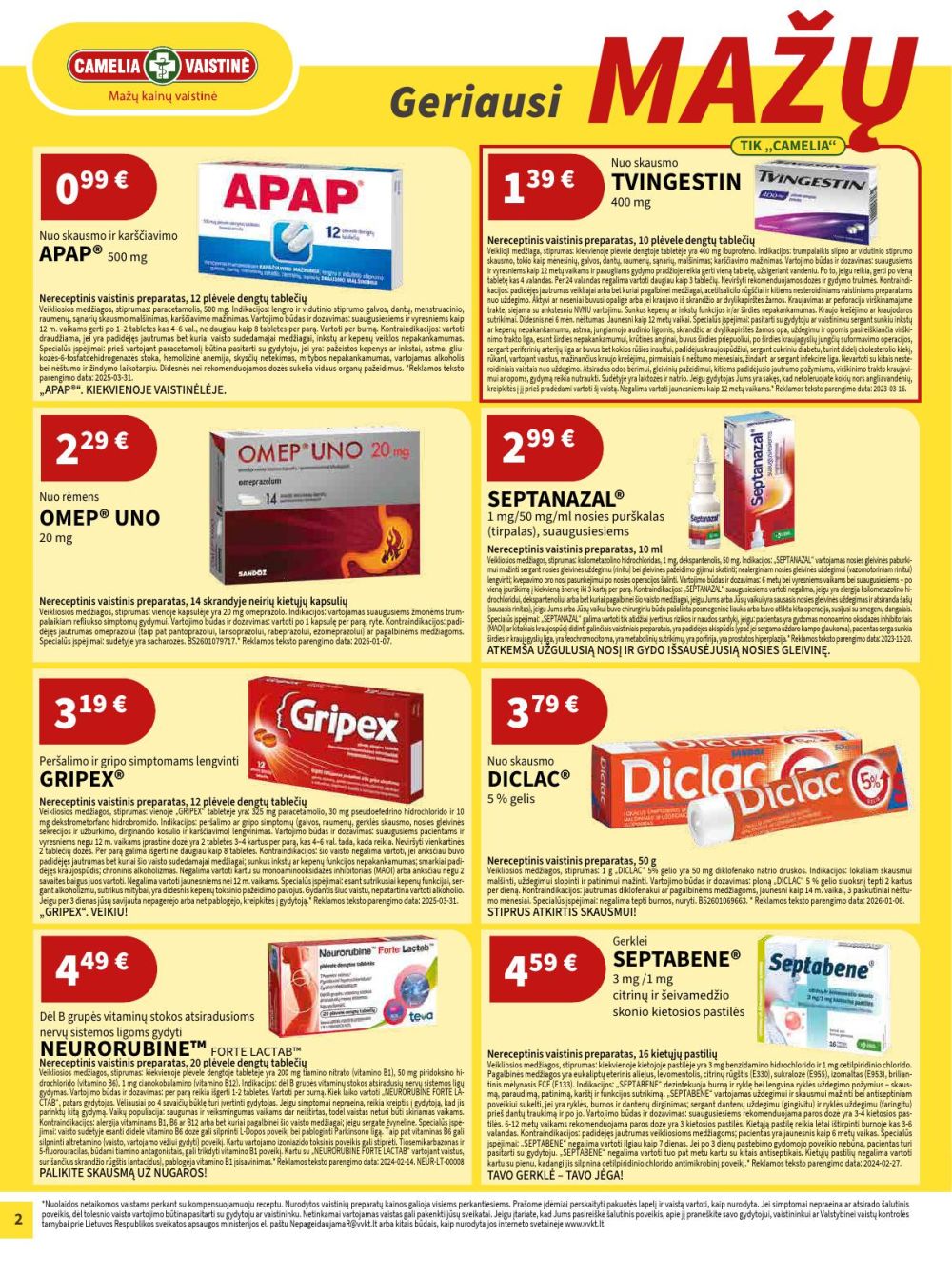 camelia - CAMELIA - Leidinys Nr.2 (2026 02 01 - 2026 02 28) - page: 2