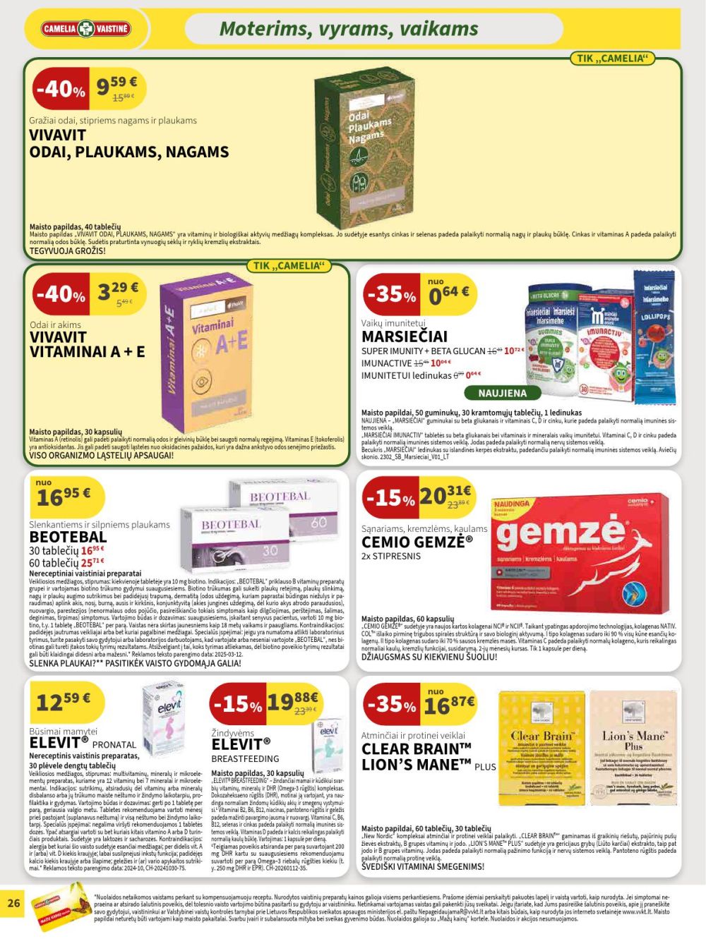 camelia - CAMELIA - Leidinys Nr.2 (2026 02 01 - 2026 02 28) - page: 26