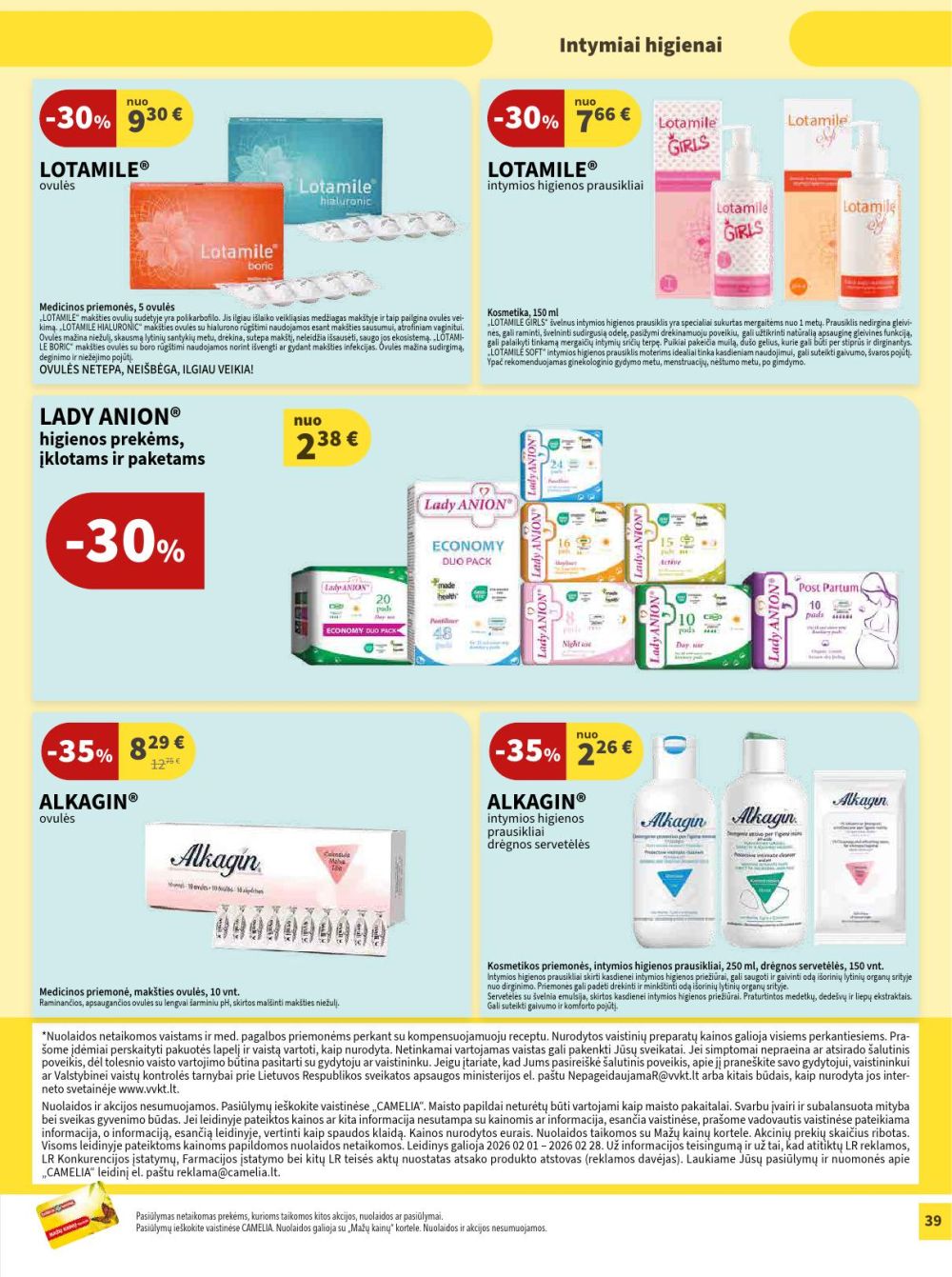 camelia - CAMELIA - Leidinys Nr.2 (2026 02 01 - 2026 02 28) - page: 39