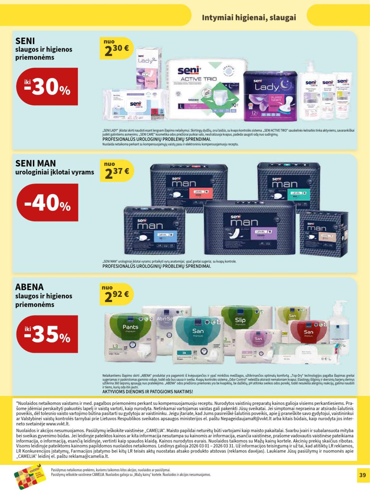 camelia - CAMELIA - Leidinys Nr.3 (2026 03 01 - 2026 03 31) - page: 39