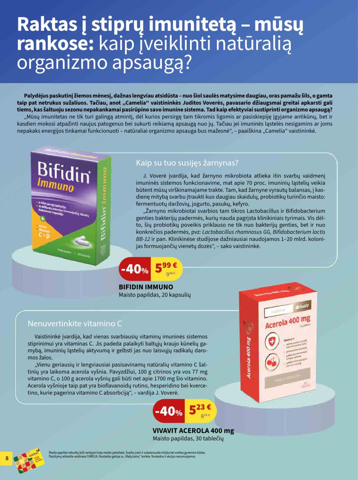 camelia - CAMELIA - Leidinys Nr.3 (2026 03 01 - 2026 03 31) - page: 8