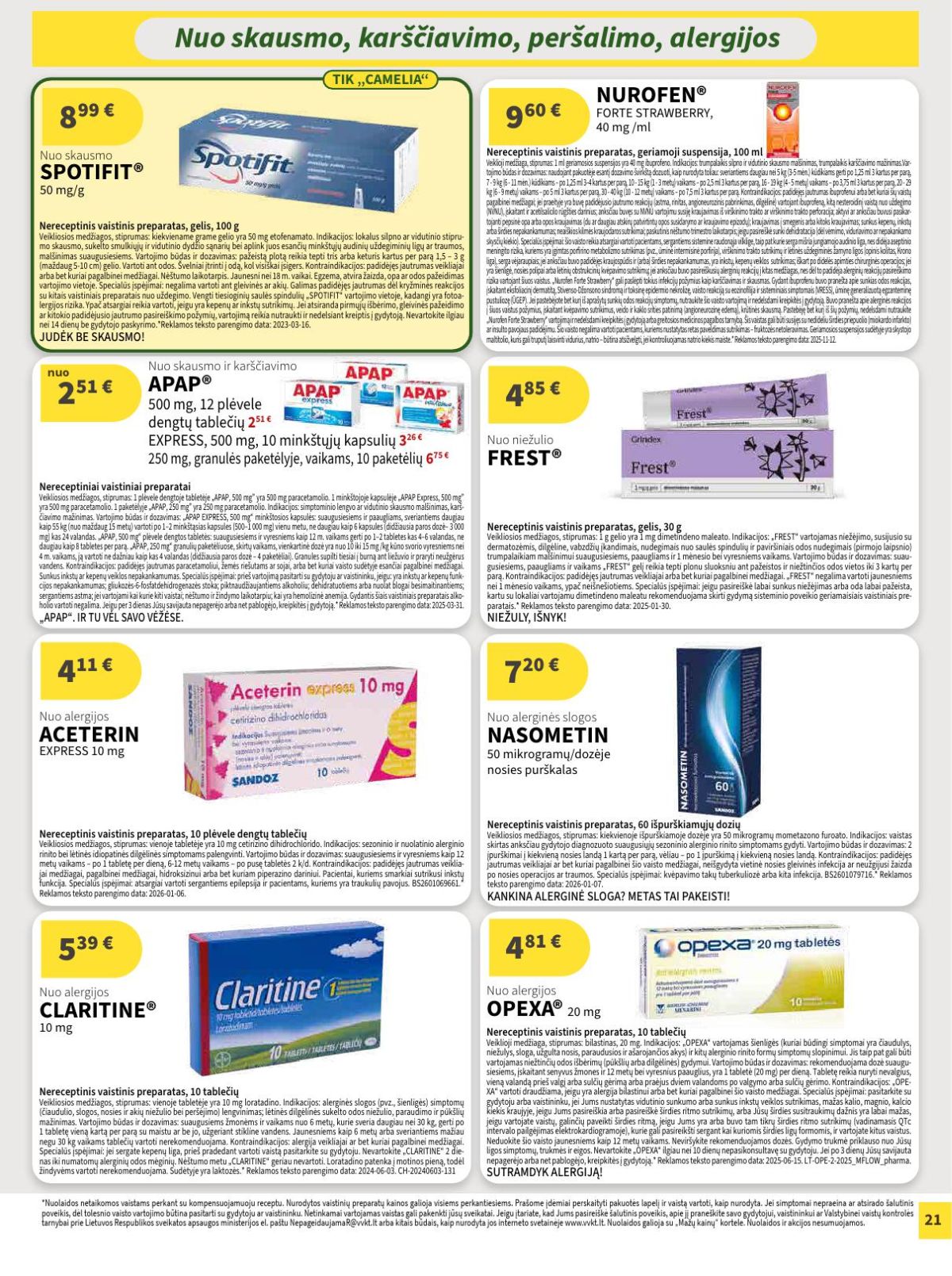 camelia - CAMELIA - Leidinys Nr.4 (2026 04 01 - 2026 04 30) - page: 11