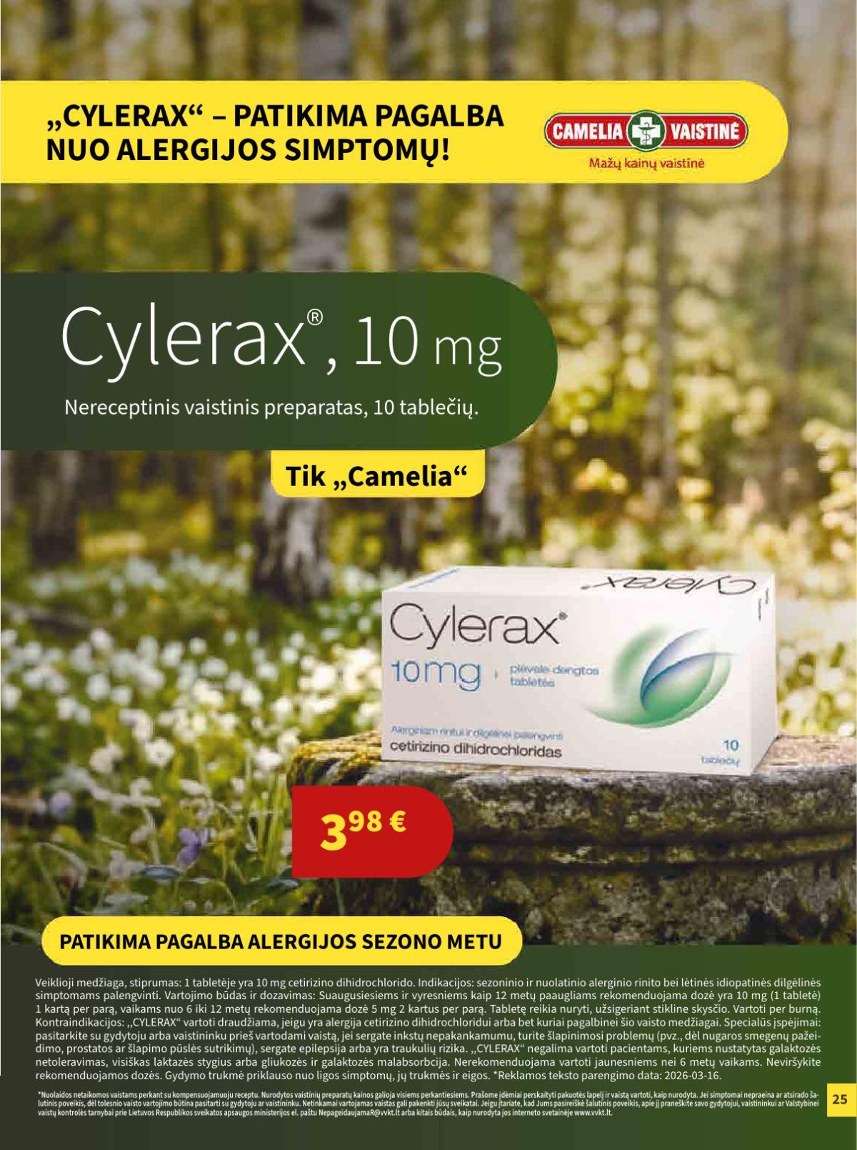 camelia - CAMELIA - Leidinys Nr.4 (2026 04 01 - 2026 04 30) - page: 13